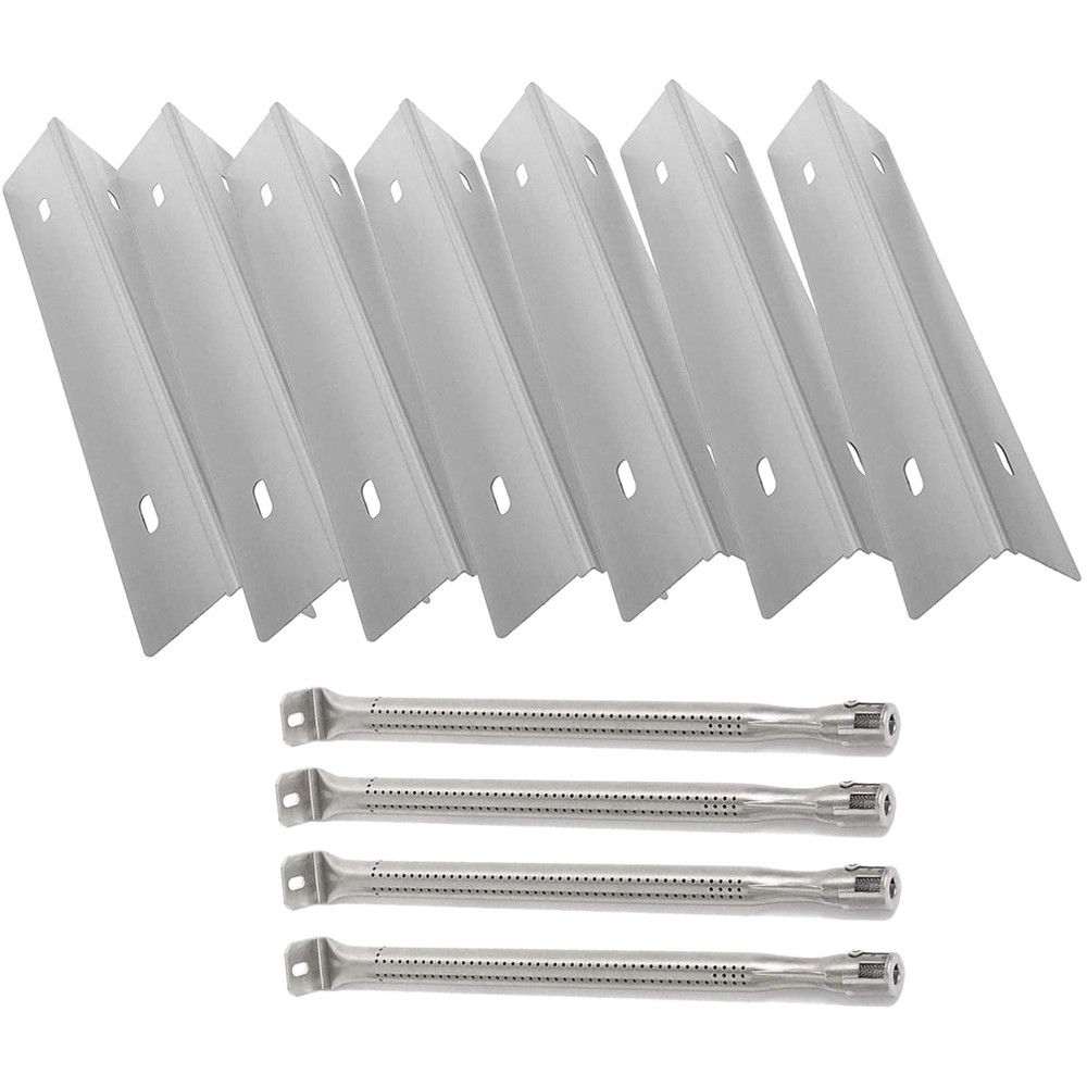 Napoleon Grill Replacement Parts: 7 Heat Plates & 4 Burners for Optimal Barbecue