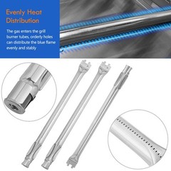 Spirit E-310 Replacement Parts 7636 Flavorizer Bars 69797 Burners for Weber S…