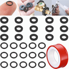 30Pcs Propane Tank Gasket & O-Rings with 1Roll PTFE Thread Seal Tapes, 0.59In Pr