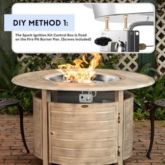 Skyflame 19 Inch Propane Fire Pit Burner Kit