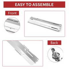 Adjustable Heat Plate Shield, Universal Heat Burner Tents, Heavy Duty Flame T…
