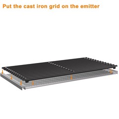 Cooking Grates and Emitter Plates Replacement Parts for Charbroil Commercial …