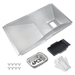 Universal Grease Tray with Catch Pan Replacement for Nexgrill Sliver Universal