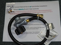 NEW NG to Propane LP Orifice Conversion Kit Weber Genesis Silver A SIDE CONTROL
