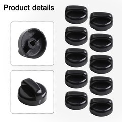 Plastic Replacement Knobs for Patio Heaters and Gas Appliances 10 Pack