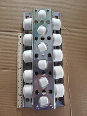 Replacement Heat Tray Plates with Briquettes Part Kit for Grills 16.5″