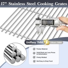 17 Inches Stainless Steel Cooking Grids Grates for Home Depot Nexgrill 720-08…