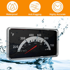 3.6″ Grill Temperature Gauge for Nexgrill 720-0882A 720-0898 720-0864R 720-08…