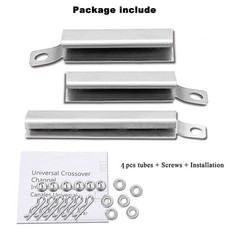 Hisencn 4-Pack 304 SS Universal Gas Grill Carryover Tubes Crossover