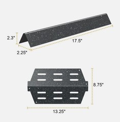 5 Flavorizer Bars, 2 Heat Deflector, 3 Burner Tube for Weber Genesis 300 Series