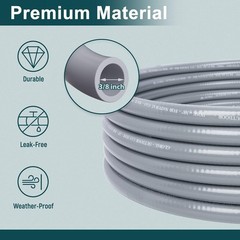10FT Natural Gas Hose 3/8″ ID Grill Heater Weber Genesis Spirit Gas Line