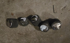 Broil King Grills Knob set 4 burner with side 17010 22 and 22001-668