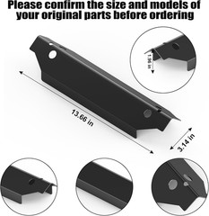 Grill Heat Plates Replacement Parts for Dyna-Glo 3 Burner Gas Grill, Porcelain S