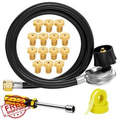 NG to Propane Conversion Kit, 6FT Hose for Weber Genesis/Spirit