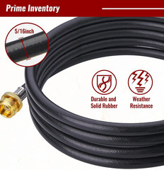 6 Feet Propane Adapter Hose, 1Lb to 20Lb Adapter Converts 1Lb Appliances to 5-40