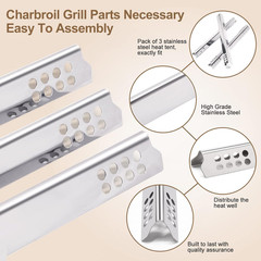 Grill Replacement Parts for Charbroil 3 Burner 463242516 463242515 463355220 463