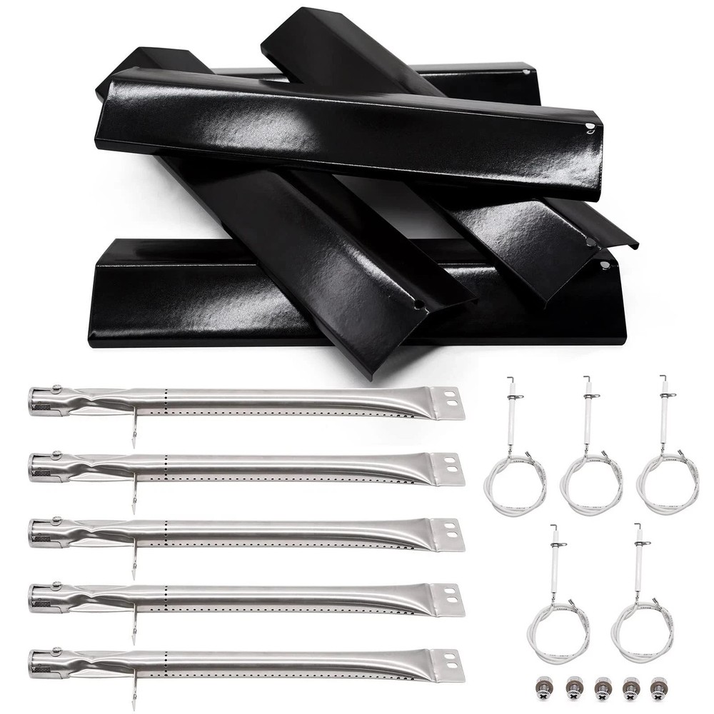 Brinkmann 810 2511 S Grill Replacement Parts Kit Burners Heat Shields Igniters