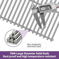 19.75″ Cooking Grid Grates Replacement Brinkmann Grill Parts 810-9213-S,810