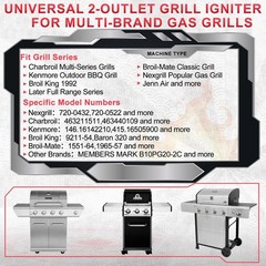 Charbroil Grill Igniter Kit Replacement Parts Accessories Charbroil Grill
