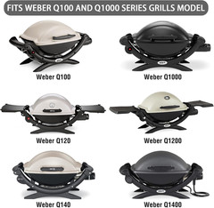 7582 Griddle Full Size Grill for Weber Q100 Q120 Q140 Q1000 Q1400