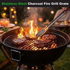 2 Pack Grill Grate Replacement, Steel Grill Grates for BBQ Parts [12.6 Inch]