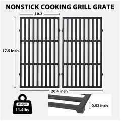 Upgrade Your Spirit E210 Grill with Cast Iron Grates