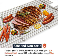Stainless Steel Grill Grid Grates Replacement for Viking VGBQ 30 in T Series