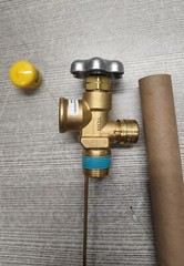 NEW MEC MES-PVE3250CLG-11.6 100 lb. POL Service Valve/11.6 in. Dip Tube, 375 psi