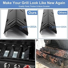 Grill Heat Plate Replacement for Dyna-Glo DGH450CRP, Porcelain Steel 4 Burner