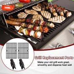 Cast Iron Grill Grate & Heat Plate for Dyna-Glo DGF350CSP DGC350CNP-D DGF350SNP