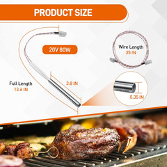 Hot Rod Igniter for Traeger D2 Pellet Grills Pro 575 780 Ironwood 650 885