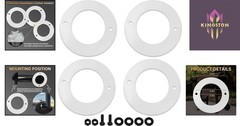4PCS Heat Resistant Chimney Insulation Gasket for Traeger & Pit Boss Grills
