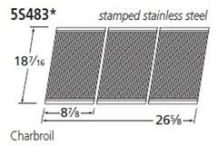 Music City Metals 5S483 3 pc grid, ss, 18.4375 x 26.625