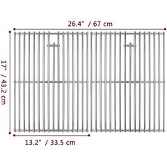 4 Burner Grate Replacement Nexgrill 720-0830H Heavy Duty Easy Clean Surface New