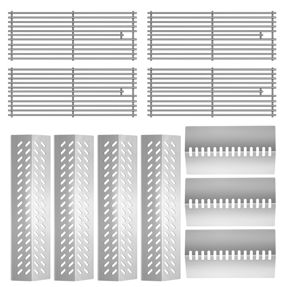 LPTNFRTN 4pcs 16631 Flame Tamer Flavor bar & 3pcs 16520 Heat Plate Shield wit…