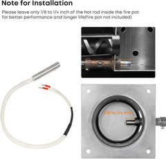 Grill Igniter for 110V Green Mountain Daniel Boone Jim Bowie Pellet Grill