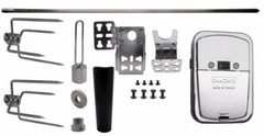Universal Complete BBQ Grill Rotisserie Kit – 37″ x 5/16″ w/ Cordless Motor