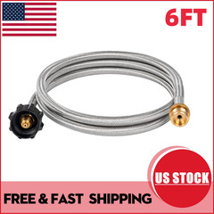 6FT Propane Tank Hose Adapter 1lb to 20lb for Outdoor Use US