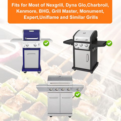 Adjustable Grease Tray Drip Pan w/ Catch Pan Fits Nexgrill Charbroil Dyna Glo
