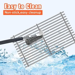 2Pack 17.5 Inch 7637 Cooking Grates with 3Pack 7635 Flavorizer Bars Heat Plat…