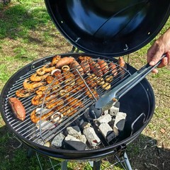 GRILLJOB 22″ Stainless Steel 304 Weber Hinged Grill Grate 22 inch Replacement…