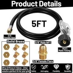 Natural Gas to Propane Conversion Kit for Weber Genesis or Genesis II Grill, Web