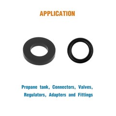 10Pcs and 10Pcs O-Rings for Soft Nose P.O.L. Fittings, Rubber Gas Leakage-Pro…