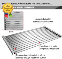 Charbroil Tru Infrared Grill Emitter Plates Replacement Burner Cooking Grates