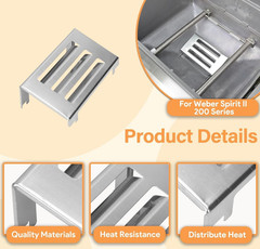 Kit Quemadores y Barras Flavorizer para Weber Spirit II 200 E210 S210 210