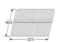 Music City Metals 54211 grid, porc stl wire, 16.375 x 22.5; Chb