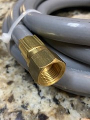 Charbroil natural gas hose 3/8×10’ With Quick Connect