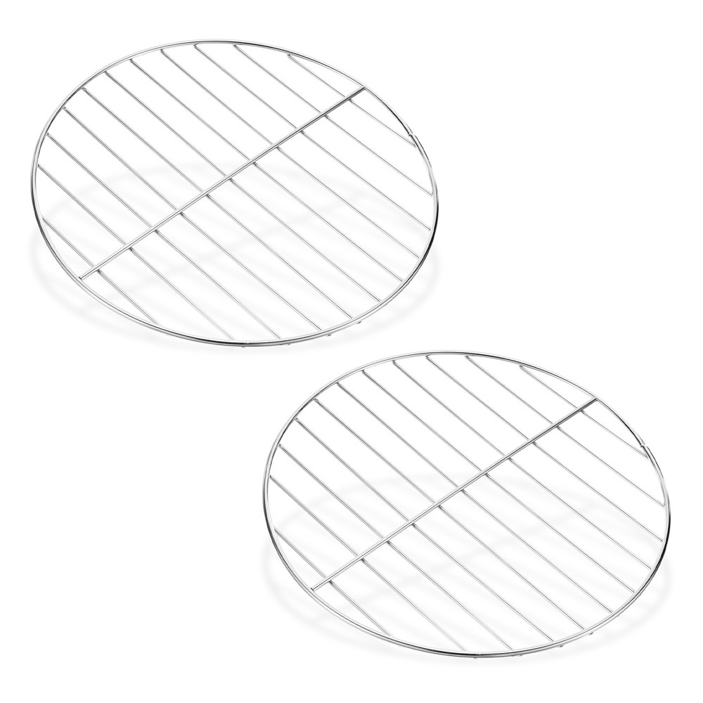 2 Pack Grill Grate Replacement, Steel Grill Grates for BBQ Parts [11.81 Inch]