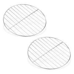 2 Pack Grill Grate Replacement, Steel Grill Grates for BBQ Parts [11.81 Inch]