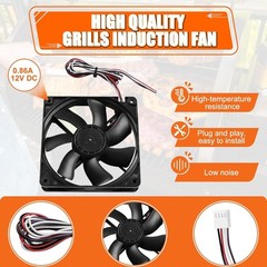 KIT0411 Pellet Grill Induction Fan Motor for Traeger D2 Pro 780 575, Ironwood 65